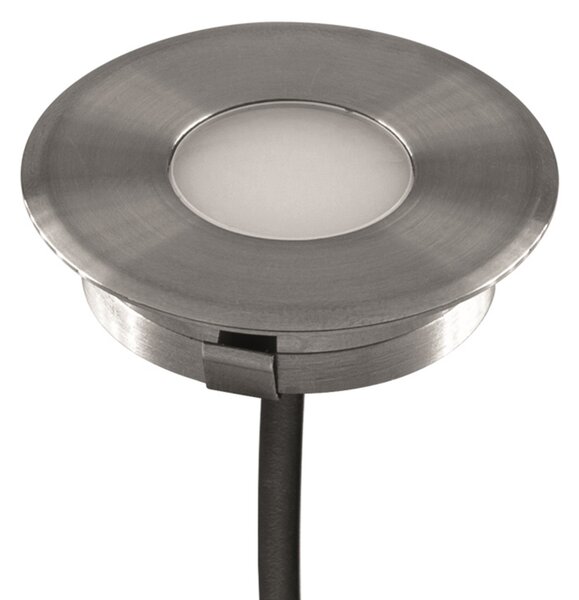 EVN L67100602 Corp de iluminat pentru montare în pardoseală, Ø 4,5 cm, 3.000 K, Metalic, Metal, Modern, Corpuri de iluminat încastrate rotunde