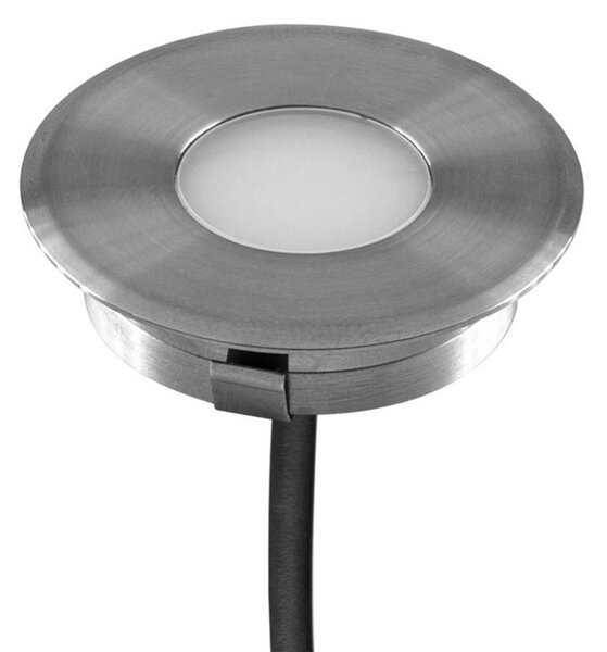EVN L67100640 Corp de iluminat pentru montare în pardoseală, Ø 4,5 cm, 4.000 K, Metalic, Metal, Modern, Corpuri de iluminat încastrate rotunde