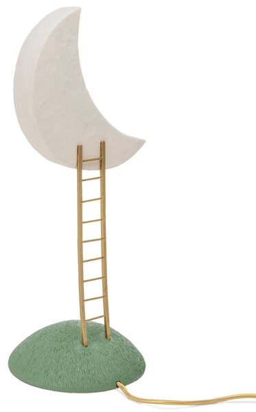 SELETTI Lampă de masă decorativă LED My Secret Place, Alb, Camera de zi / sufragerie, Plastic, Design