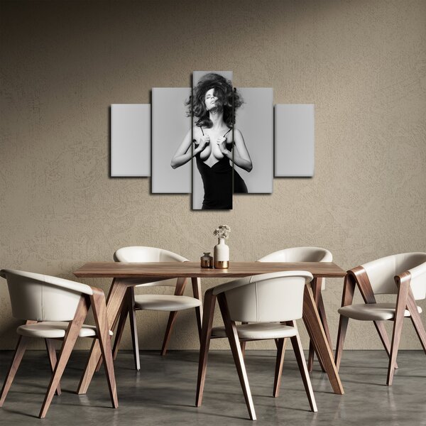 Tablou - Femeia în negru (150x105 cm)