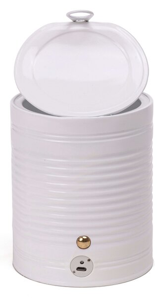 SELETTI Lampă LED de masă Daily Glow, conservă roșii, reglabil, Alb, Camera de zi / sufragerie, Plastic, Design