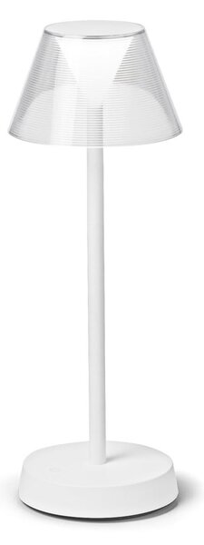 IDEAL LUX Ideal Lux Lolita lampă terasă LED, acumulator, alb, reglabil, Alb, Metal