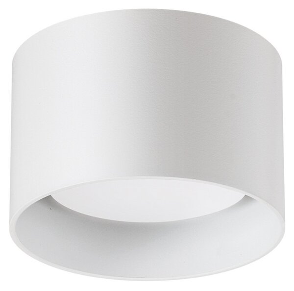 IDEAL LUX Ideal Lux Downlight Spike rotund, alb, aluminiu, Ø 10 cm, Alb, Camera de zi / sufragerie, Metal, Modern