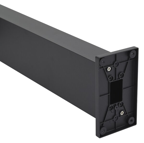 Lampă de exterior neagră 65cm incl. LED IP64 cu lumină slabă și solară - Charlene