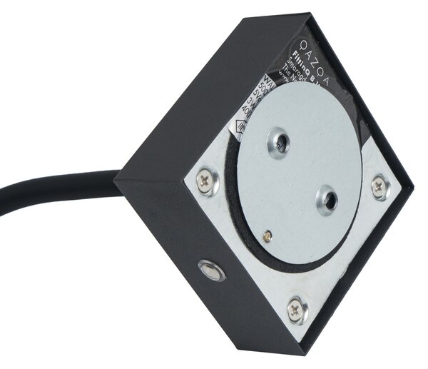 Lampă de perete modernă neagră cu LED, reîncărcabilă și cu dimmer - Harper