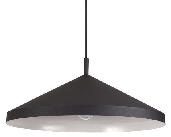IDEAL LUX Ideal Lux Yurta, corp de iluminat suspendat negru Ø 50cm, reglabil, Negru, Camera de zi / sufragerie, Metal, Modern