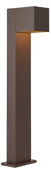 Lampă de exterior maro rugină 65cm Incl. LED IP64 cu lumină slabă și solară - Charlene