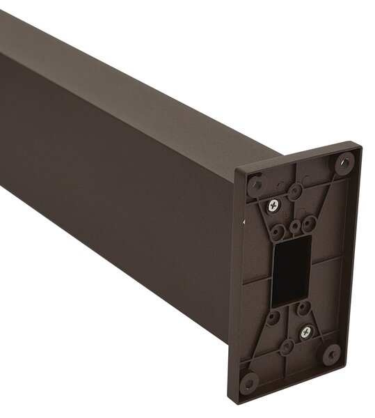 Lampă de exterior maro rugină 65cm Incl. LED IP64 cu lumină slabă și solară - Charlene