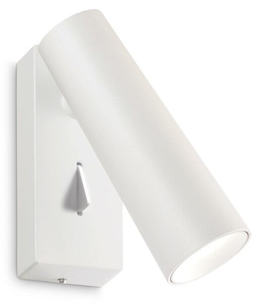IDEAL LUX Ideal Lux Pipe aplică LED, reglabilă, alb, Alb, Camera de zi / sufragerie, Metal, Modern