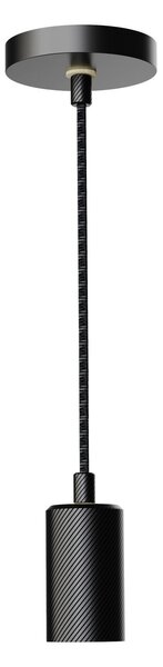 SEGULA Segula lampă suspendată Alix Wave, E27, suspensie 500 cm, reglabil, Negru, Camera de zi / sufragerie, Aluminiu