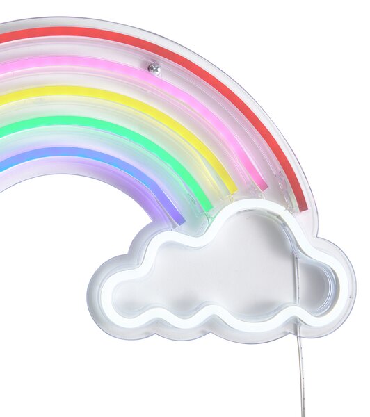 Lampă de perete neon multicoloră incl. LED - Rainbow