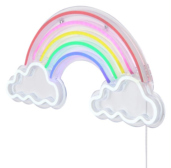 Lampă de perete neon multicoloră incl. LED - Rainbow