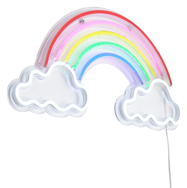 Lampă de perete neon multicoloră incl. LED - Rainbow