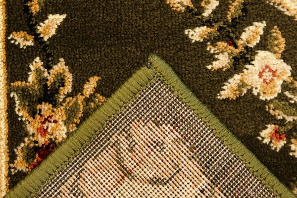 Covor Sufragerie, Model Lotos 575 310, Verde, 1800 gr mp Verde, Dreptunghi, 80 x 200