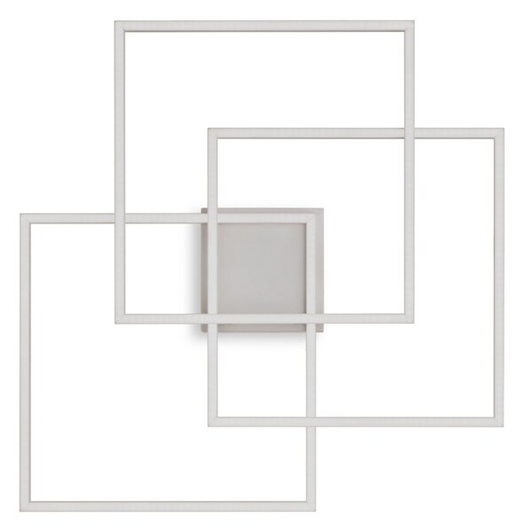 Ideallux Ideal Lux LED plafonieră, alb, 59 x 59,5cm, Alb, Camera de zi / sufragerie, Metal, Modern