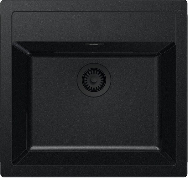 Franke Sirius SID chiuvetă tectonite 56x53 cm negru 143.0702.425
