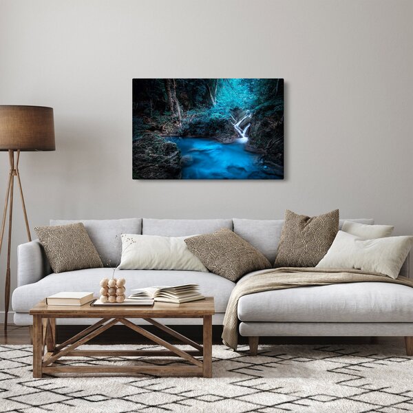 Tablou - Noaptea magică în pădurea tropicală (90x60 cm)