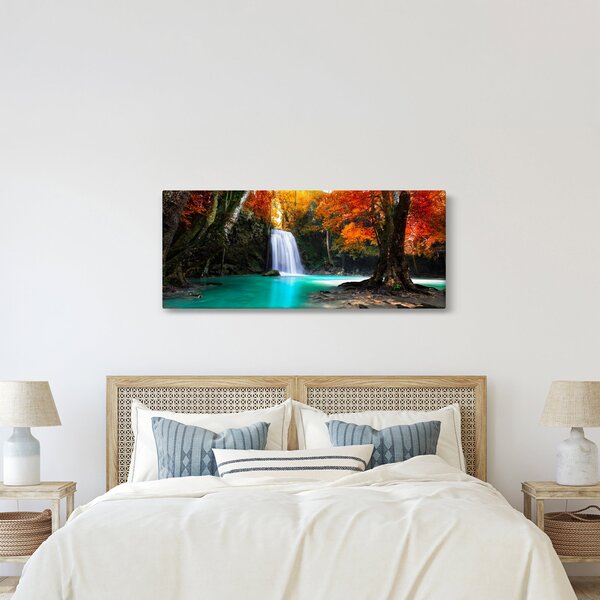 Tablou - Laguna de Smarald (120x50 cm)