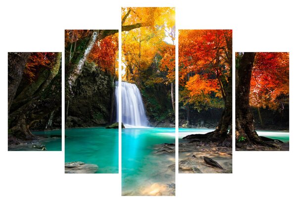Tablou - Laguna de Smarald (150x105 cm)