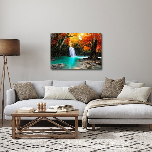 Tablou - Laguna de Smarald (70x50 cm)