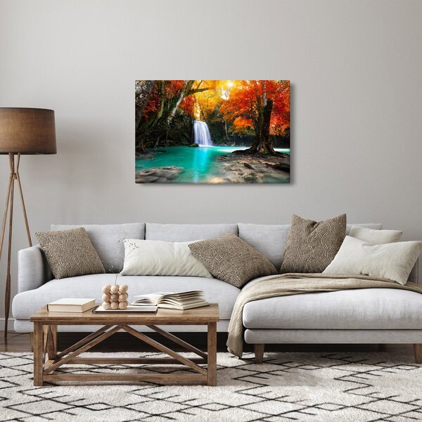 Tablou - Laguna de Smarald (90x60 cm)