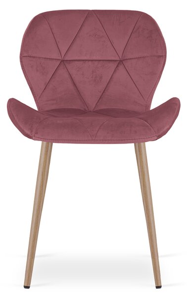 Scaun de masa MANGO VELVET, roz inchis