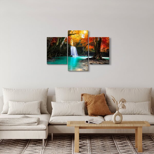 Tablou - Laguna de Smarald (90x60 cm)