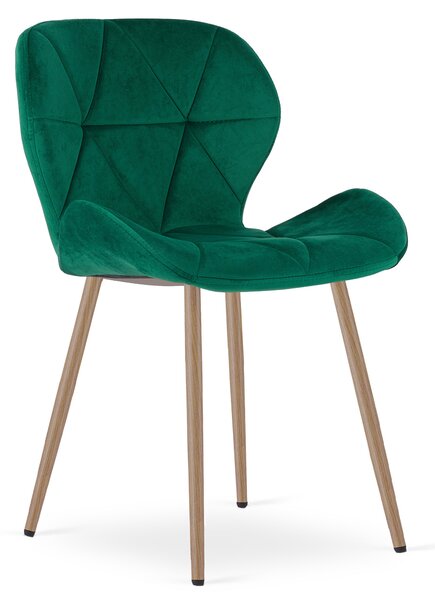 Scaun de masa MANGO VELVET, verde