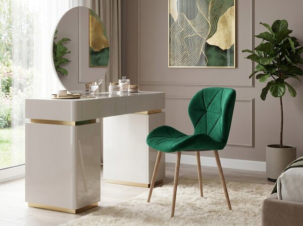Scaun de masa MANGO VELVET, verde