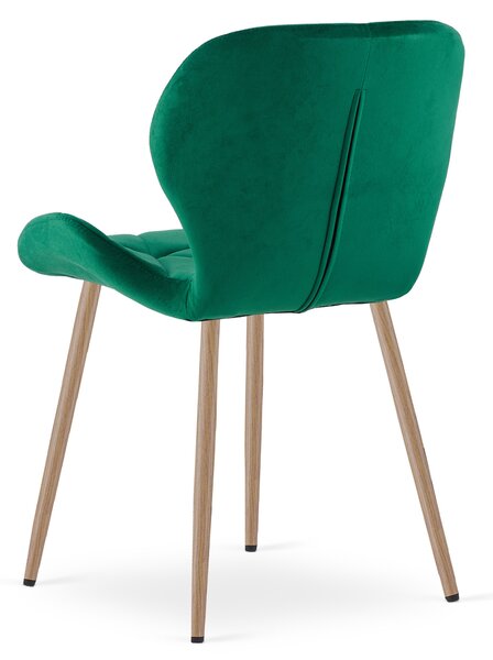 Scaun de masa MANGO VELVET, verde