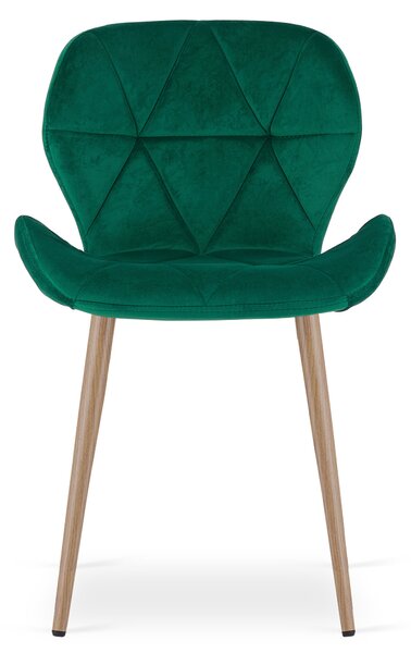 Scaun de masa MANGO VELVET, verde