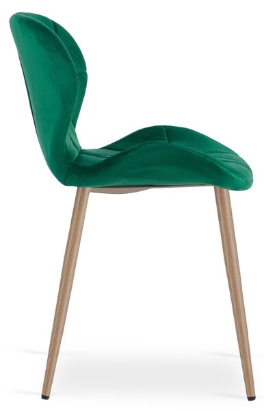 Scaun de masa MANGO VELVET, verde
