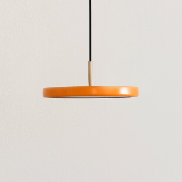 UMAGE Asteria MicroV2 lampă susp. dim portocaliu, reglabil, Portocaliu, Camera de zi / sufragerie, Metal, Scandinavă