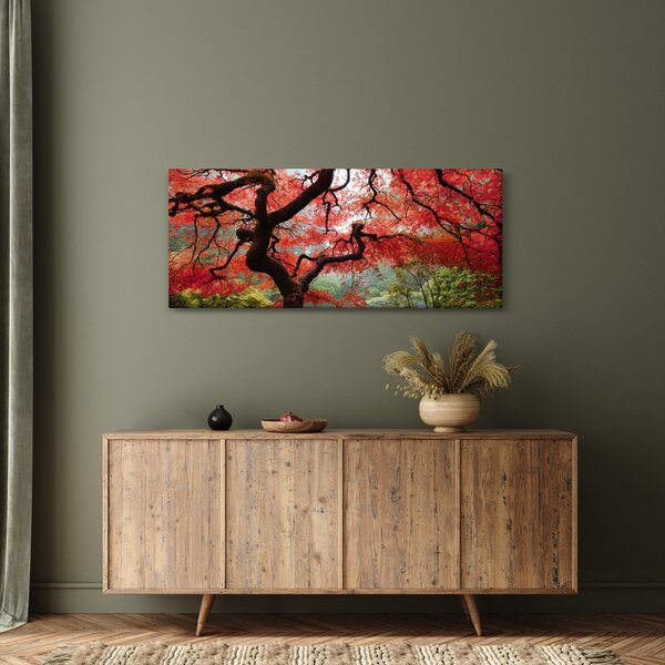 Tablou - Arțarul japonez roșu, Portland, Oregon (120x50 cm)