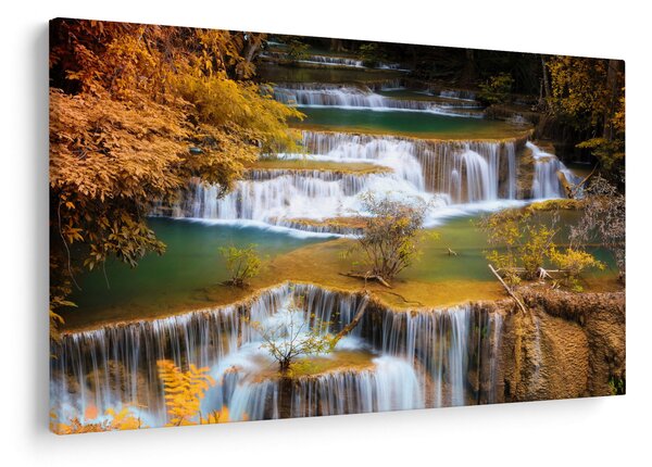 Tablou - Cascada Huay Mae Khamin, Thailanda (90x60 cm)