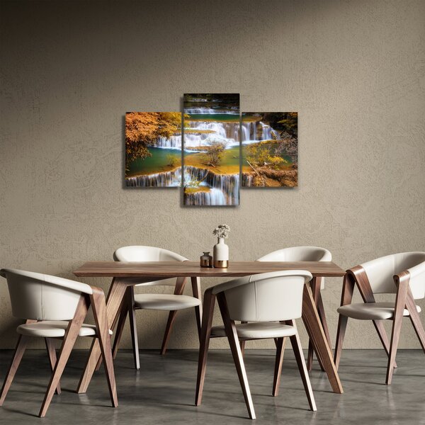 Tablou - Cascada Huay Mae Khamin, Thailanda (90x60 cm)