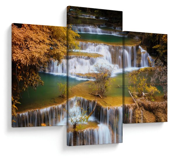 Tablou - Cascada Huay Mae Khamin, Thailanda (90x60 cm)