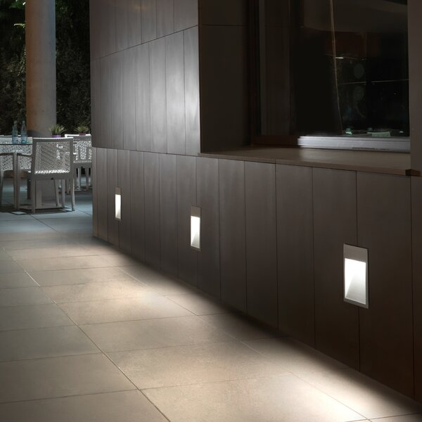 LEDS-C4 Micenas aplică încastrată 24,8W antracit, Negru, Metal, Modern, Luminile încastrate unghiulare