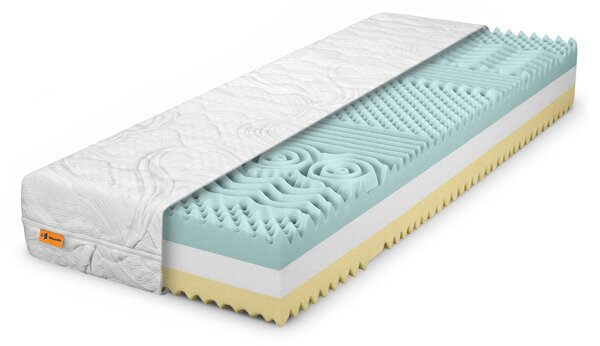 Saltea înaltă din spumă Komfort Premium 80x200x25 - husă Exclusive Premium