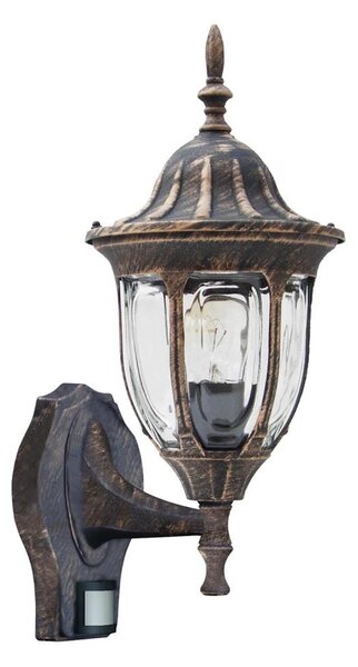Rabalux 8370 - Lampă de exterior cu senzor MILANO 1xE27/60W/230V IP43