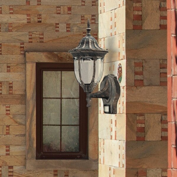 Rabalux 8370 - Lampă de exterior cu senzor MILANO 1xE27/60W/230V IP43