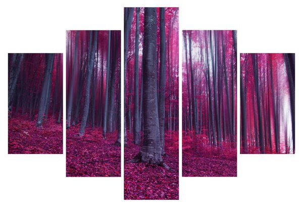 Tablou - Pădurea roz (150x105 cm)