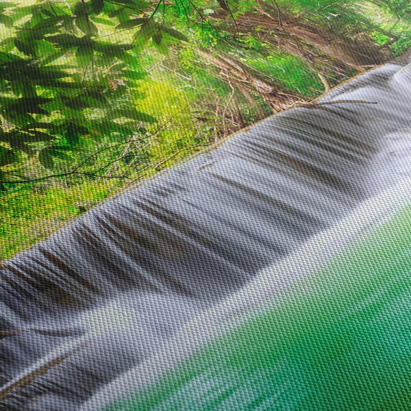 Tablou - cascada din Kanchanaburi, Thailanda (cu ceas) (90x30 cm)
