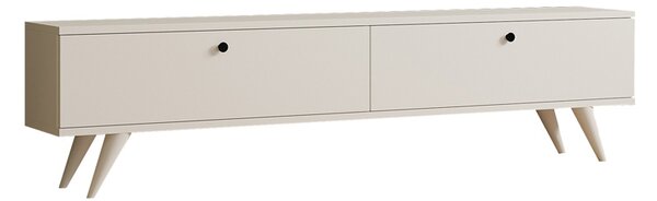 Comoda TV Jatera, culoare alb, 160 x 25 x 40 cm