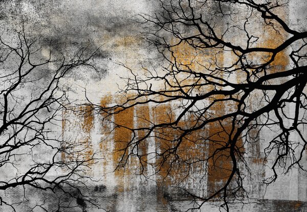 Fototapet - Copac in beton (147x102 cm)
