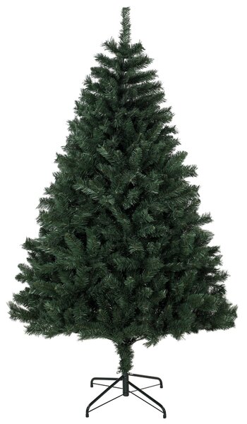 HOMCOM Brad de Crăciun Artificial, 180 cm, cu 820 de Crengi Ignifuge, Verde | Aosom Romania