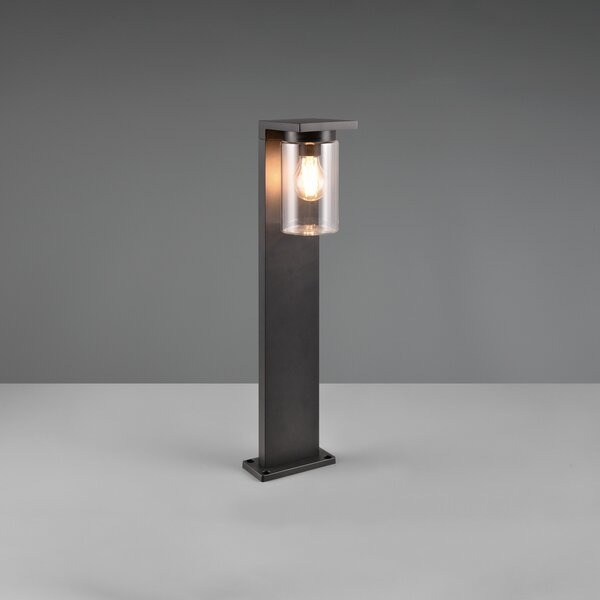 Trio Lighting Lumină de drum Ardila cu senzor crepuscular, 65 cm, reglabil, Negru, Metal, Modern