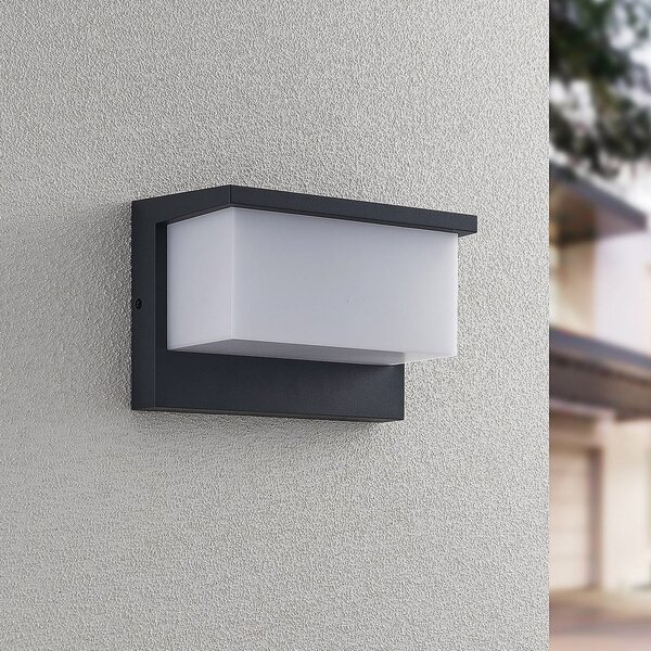 Trio Lighting Aplică LED de exterior Nestos, IP54, Negru, Metal, Modern