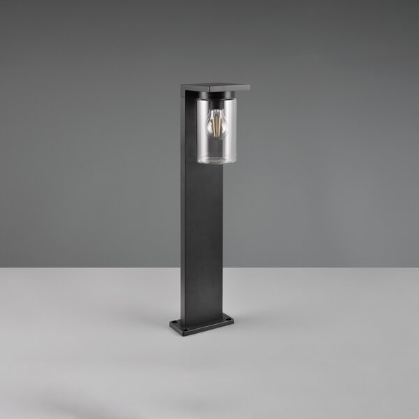 Trio Lighting Lumină de drum Ardila cu senzor crepuscular, 65 cm, reglabil, Negru, Metal, Modern