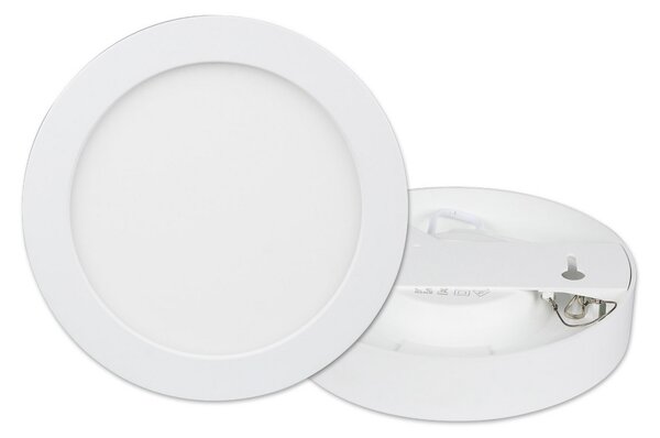 PRIOS Prios plafonieră LED Edwina, alb, 23 cm, set de 2, reglabil, Alb, Baie, Metal, Modern
